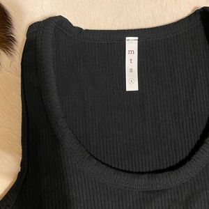 Black Crop Top Tank